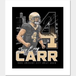 Derek Carr New Orleans Big Easy Posters and Art